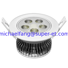 China Fins aluminum housing high quality retofit 5W high power recessed round LED down light supplier