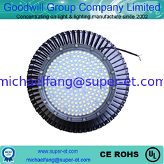 China China made Meanwell power driver  chips IP65 round black aluminum led high bay light supplier