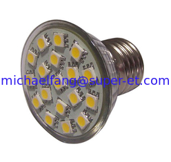 China E27 18 leds 5050SMD 3W LED spot light glass spot bulb light home light supplier