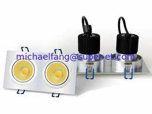 China High power 2*6W square COB LED Downlight Square downlight made in china supplier