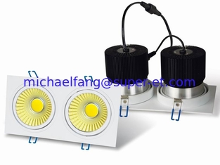 China Chinese supplier 2*20W square COB Downlight Square led downlight supplier