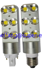 China 6W LED Plug Light G24/G23/E27 supplier