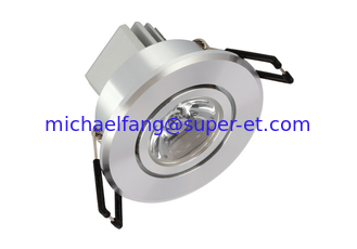 China CE Rohs approved made in china 1W high power recessed round LED down light supplier