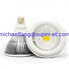 China 15W PAR38 white shell COB LED Spot light E27 B22 led spot light. High brightness supplier