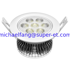 China Fins aluminum housing high quality retofit 7W high power recessed round LED down light supplier