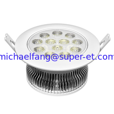 China Fins aluminum housing high quality retofit 12W high power recessed round LED down light supplier