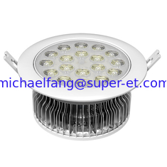 China Fins aluminum housing high quality retofit 18W high power recessed round LED down light supplier