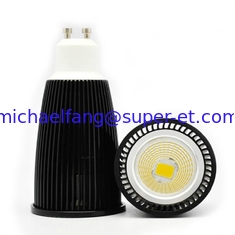 China High brightness black 8W CU10 LED COB Spot light E27 Spotlight MR16 spot light slim supplier