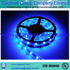China 12V DC flexible waterproop IP65 SMD3528 blue Epistar LED Strip Lights supplier