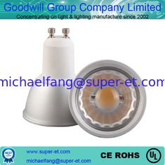 China Non dimmable GU10 5w COB led spot light super bright spot bulb supplier