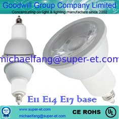 China Dimmable optional E11 E14 E17 aluminum 5w COB led spotlight supplier
