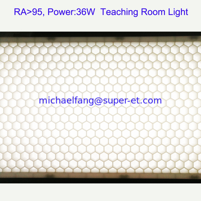 Ra95 36w AC220v AC110V Honeycomb Design Anti-glare Led Light for Teaching Room Lamp